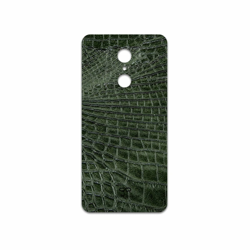 برچسب پوششی ماهوت مدل Green-Crocodile-Leather مناسب برای گوشی موبایل شیائومی REDMI 5