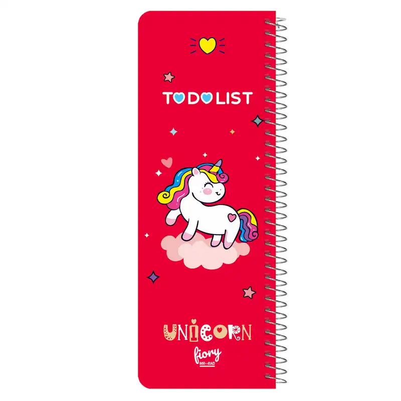 دفترچه یادداشت مستر راد مدل to do list طرح یونیکورن کد unicorn 1577