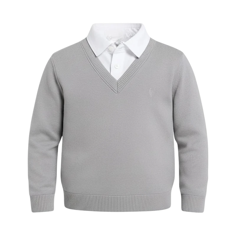 پلیور یقه برگردان پسرانه مدل MDSS-CH5151