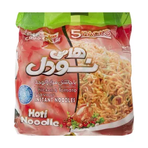 نودل هاتی کارا با طعم مرغ و گوجه - 77 گرم مجموعه 5 عددی