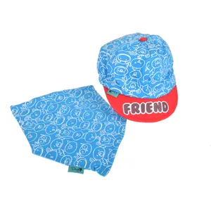 ست کلاه و دستمال گردن نوزادی پسرانه کد 02