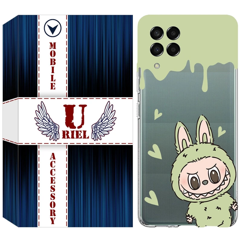 کاور یوریل مدل Clear کد 132 طرح لبوبو Labubu مناسب برای گوشی موبایل سامسونگ Galaxy M33