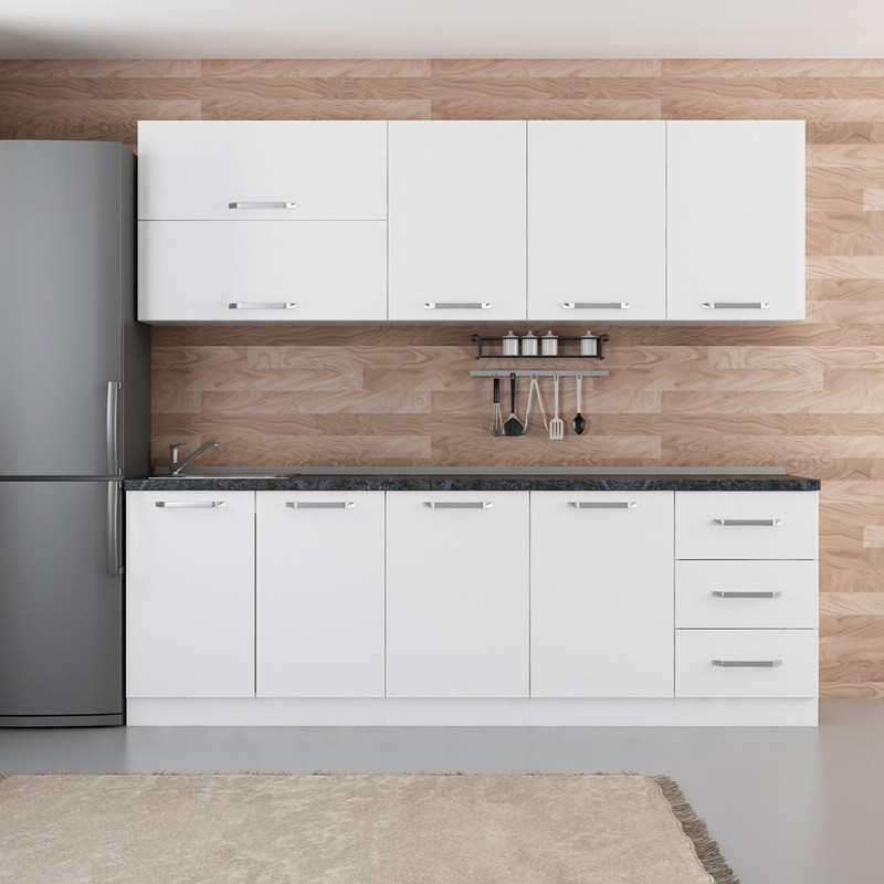 کابینت آشپزخانه مدل B-1 Minar 240 cm مجموعه دو عددی