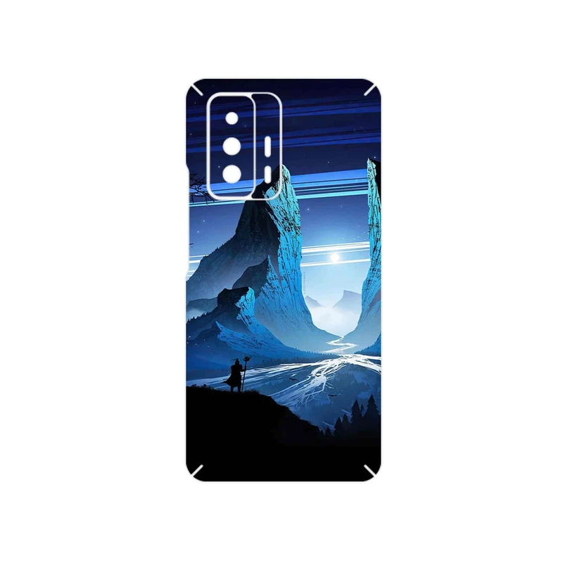 برچسب پوششی ماهوت مدل Blue Mountains Digital Art مناسب برای گوشی موبایل شیائومی 11T 5G