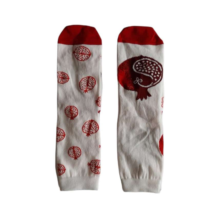 جوراب دخترانه مدل انار و يلدا کد 96