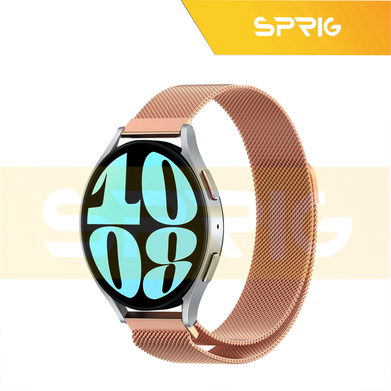 بند اسپریگ مدل Milanese مناسب برای ساعت هوشمند سامسونگ Galaxy Watch 6 44mm