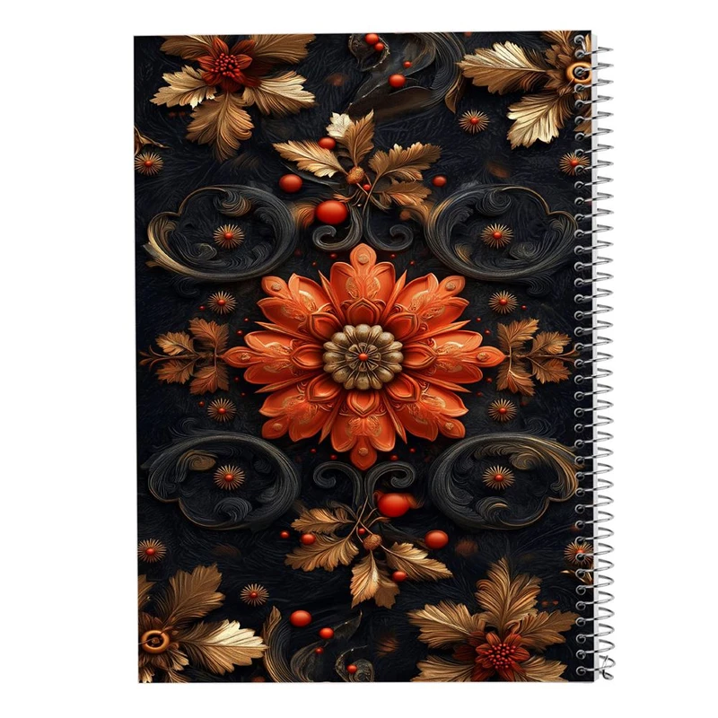 دفتر شطرنجی 50 برگ مدوپد طرح فرش کد DF17447