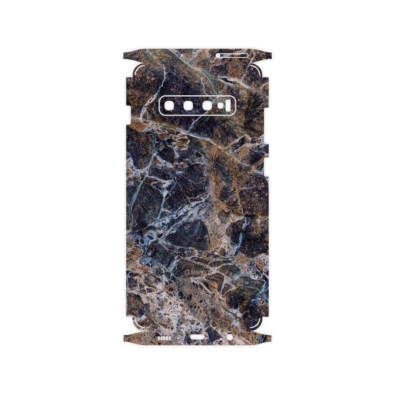 برچسب پوششی ماهوت مدل Earth-White-Marble-FullSkin مناسب برای گوشی موبایل سامسونگ Galaxy S10 Plus