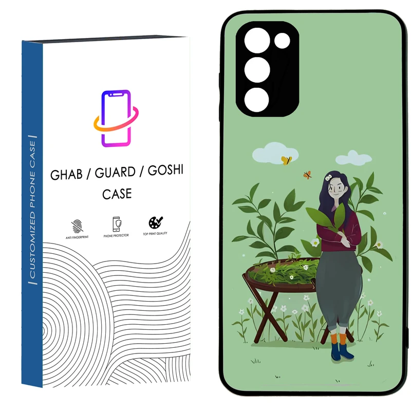 کاور قاب گارد گوشی طرح دخترانه کد 17 - TPU مناسب برای گوشی موبایل سامسونگ Galaxy A02S