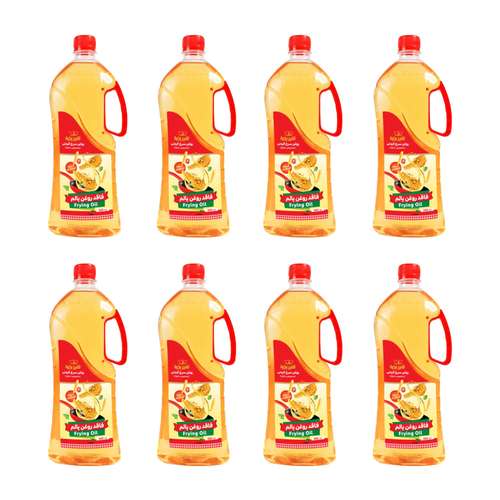 روغن سرخ کردنی شیررضا حاوی روغن کنجد - 980 میلی لیتر بسته 8 عددی