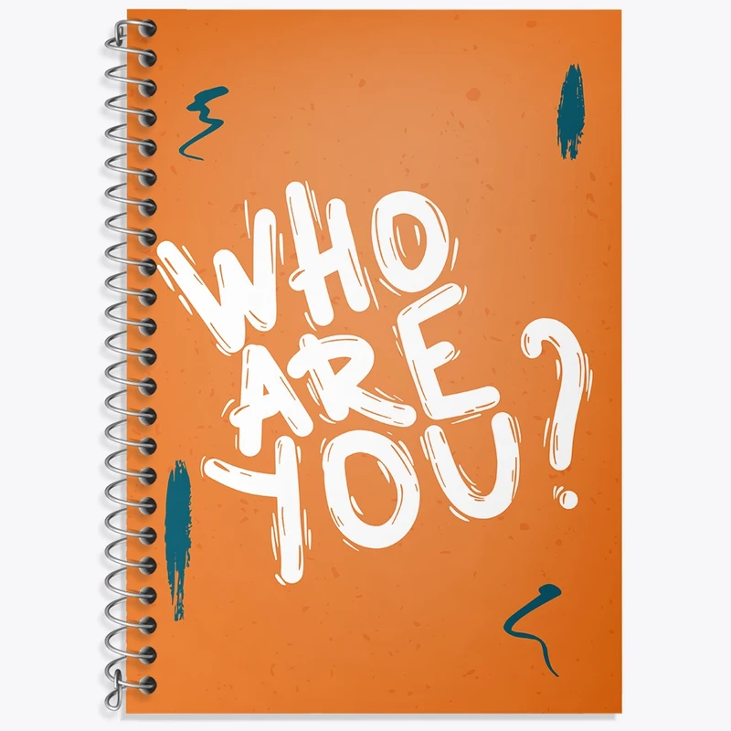 دفتر لغت 50 برگ خندالو طرح Who Are You? کد N1152