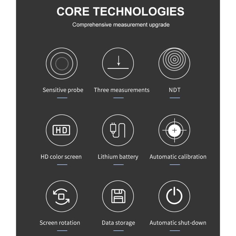 دستگاه ضخامت سنج رنگ خودرو مدل Nohawk دستگاه ضخامت سنج رنگ خودرو مدل Nohawk