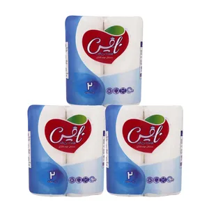 دستمال حوله ای نایس مدل white rolls مجموعه 3 عددی