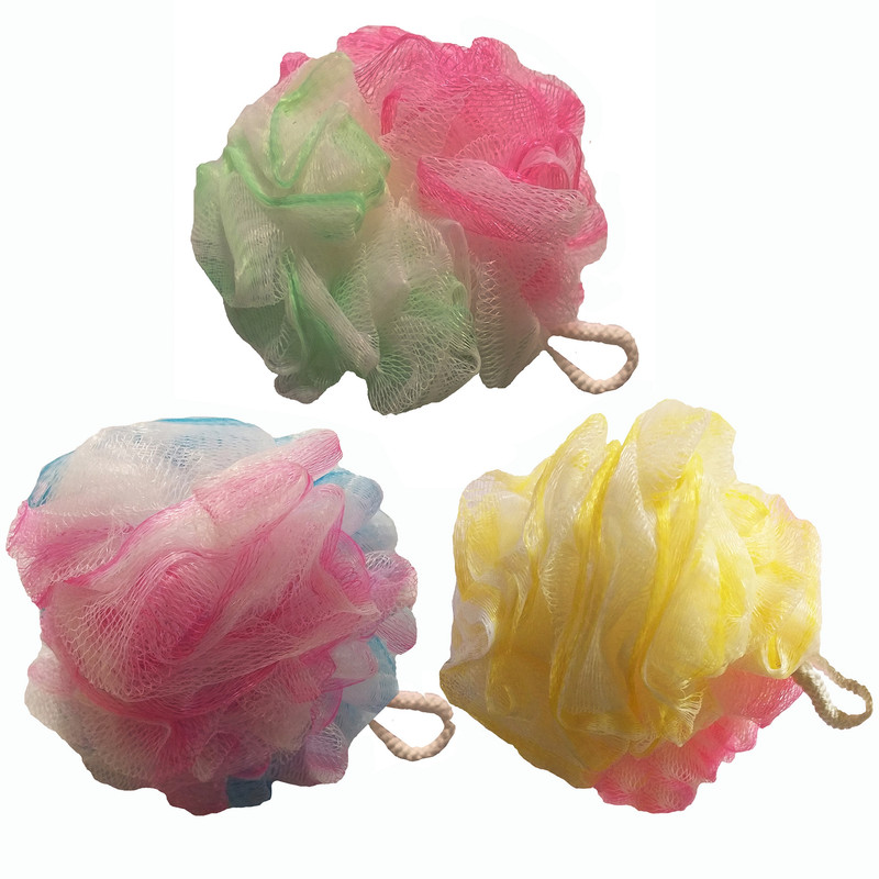لیف حمام مدل گل رز کد 32 مجموعه 3 عددی
