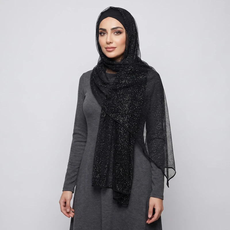 شال لمه زنانه مدل مجلسی 2003 با طول و عرض 60*120 سانتی‌متر