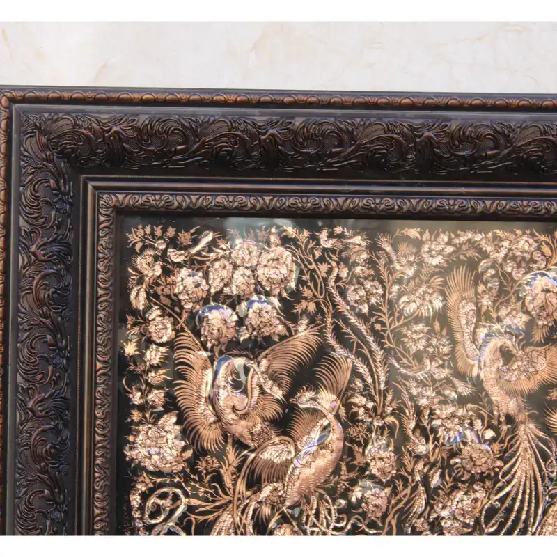 تابلو قلمزنی مدل ققنوس کد S101