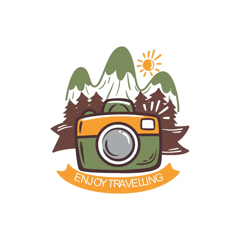 برچسب بدنه خودرو رایسان طرح camping کد st0118