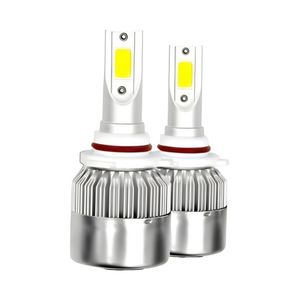 هدلایت خودرو مدل C6 پایه H4 مناسب پژو SLX بسته دو عددی