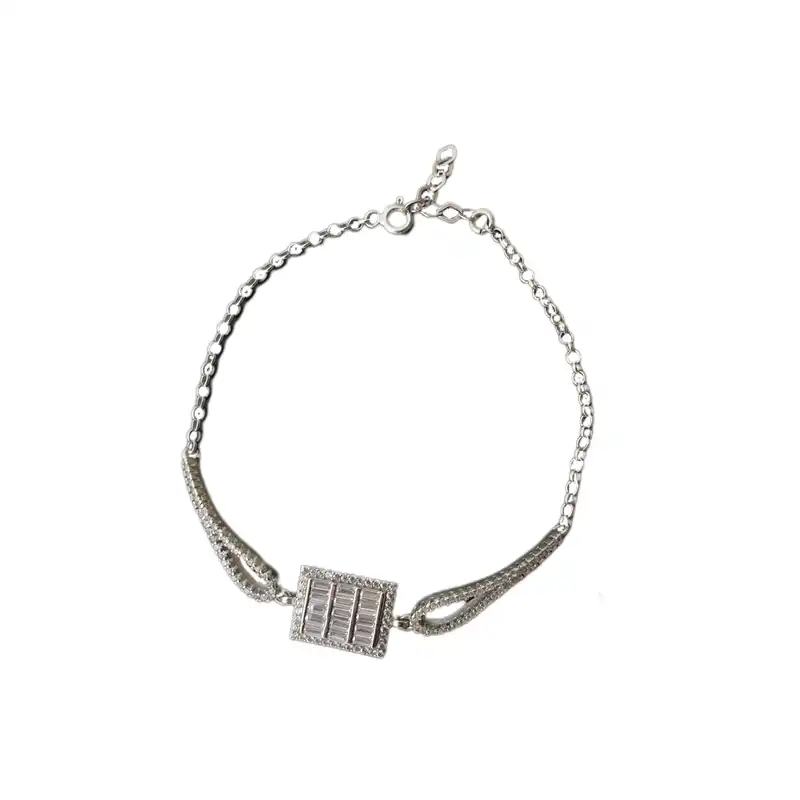 دستبند نقره زنانه مدل B103