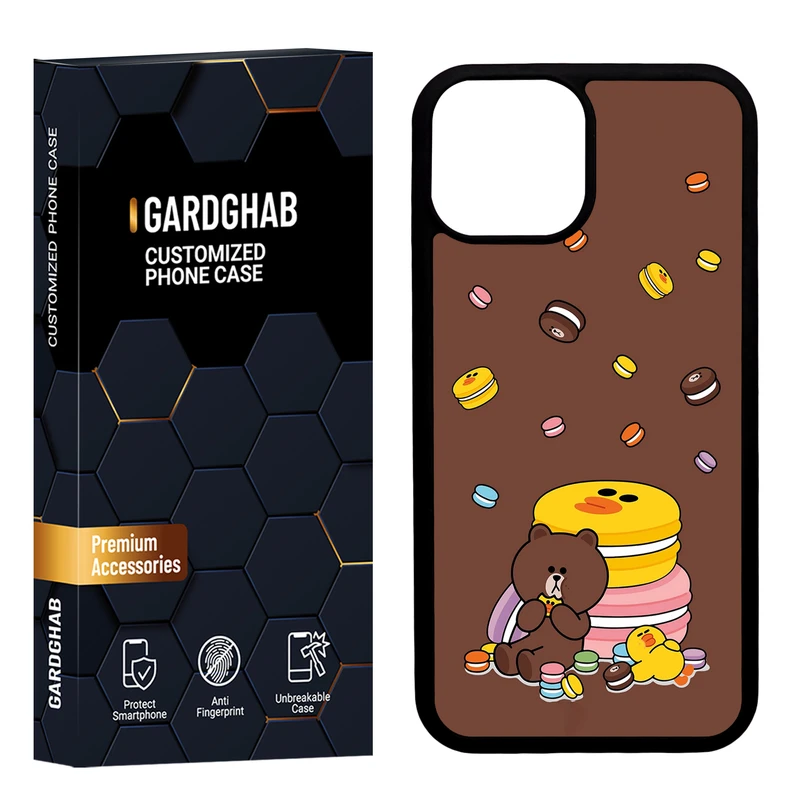 کاور گارد قاب مدل دور ژله ای فانتزی مناسب برای گوشی موبایل اپل iPhone 13 Mini