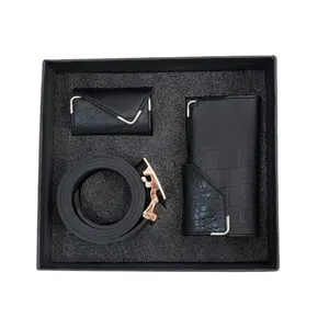 ست هدیه مردانه مدل دستینه چرم طبیعی کد 2