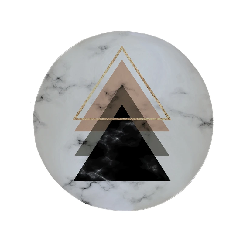 پادری مدل دایره طرح سنگ کد 8562 سایز 90 × 90 سانتی متر