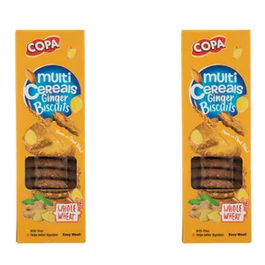 بیسکویت سبوس دار چند غله با طعم زنجبیل کوپا  - 150 گرم بسته 2 عددی
