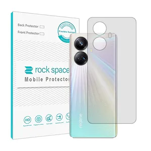 Rock space HyGEL model Transparent phone back protector suitable for Realme 10 Pro Plus mobile phone