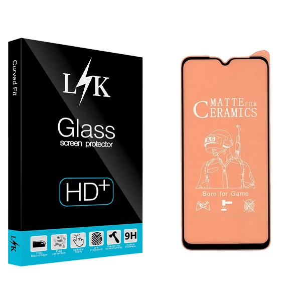 محافظ صفحه نمایش سرامیکی ال کی مدل Hard glass مناسب برای گوشی موبایل شیائومی Redmi Note 8 Pro