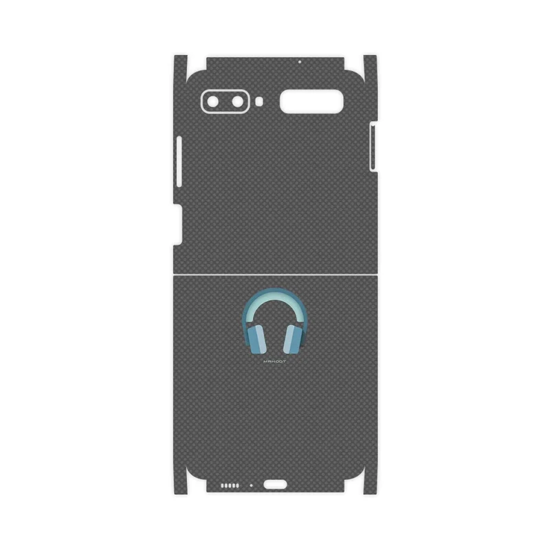 برچسب پوششی ماهوت مدل Minimal Headphone Icon-FullSkin مناسب برای گوشی موبایل سامسونگ Galaxy Z Flip