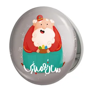 آینه جیبی خندالو طرح نوروز مدل تاشو کد 24587 