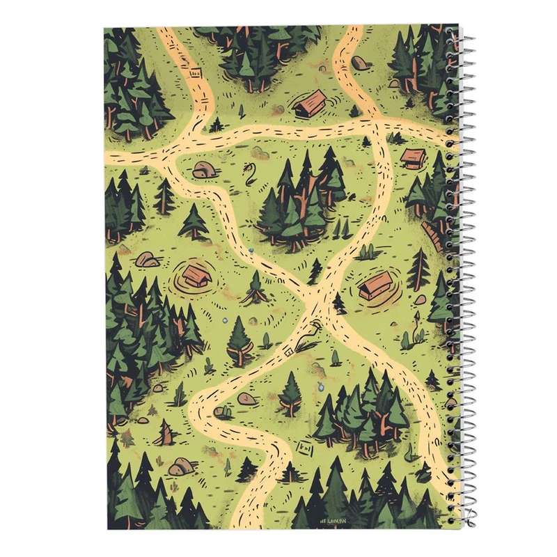 دفتر ژورنال نویسی 50 برگ مدوپد مدل نقطه ای طرح نقشه کد DF15528