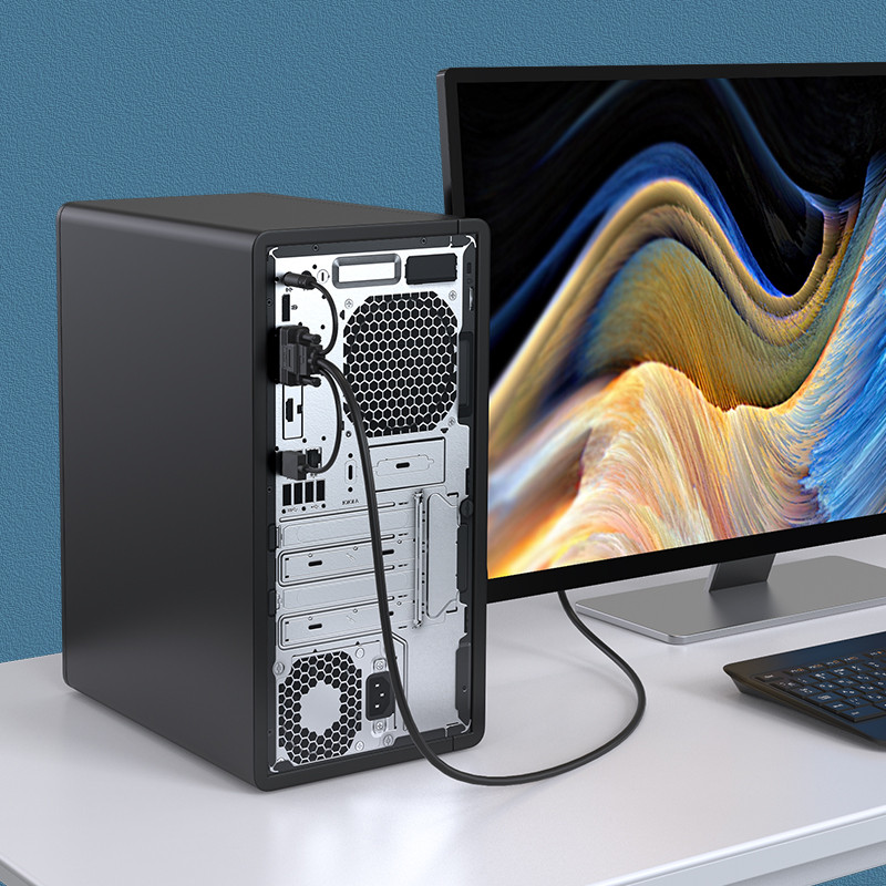 مبدل VGA به HDMI  لنشن مدل VC-VpaH-P1