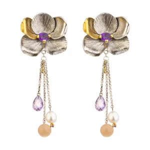 گوشواره طلا 18 عیار زنانه مایا ماهک مدل ME1008