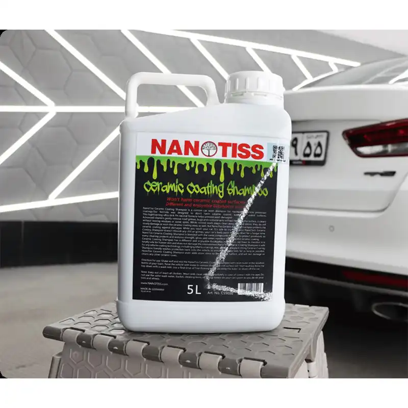 شامپو بدنه خودرو نانوتیس مدل Ceramic Coating حجم 5 لیتر