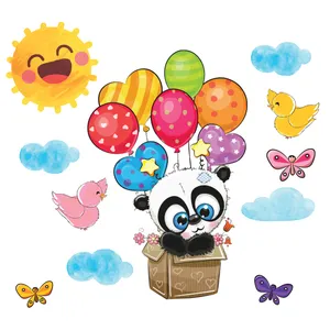 استیکر دیواری کودک مدل cute19 hk