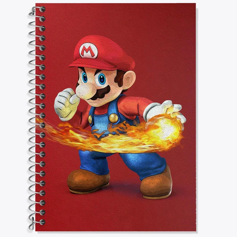 دفتر لغت 50 برگ خندالو مدل سوپر ماریو کد 30426