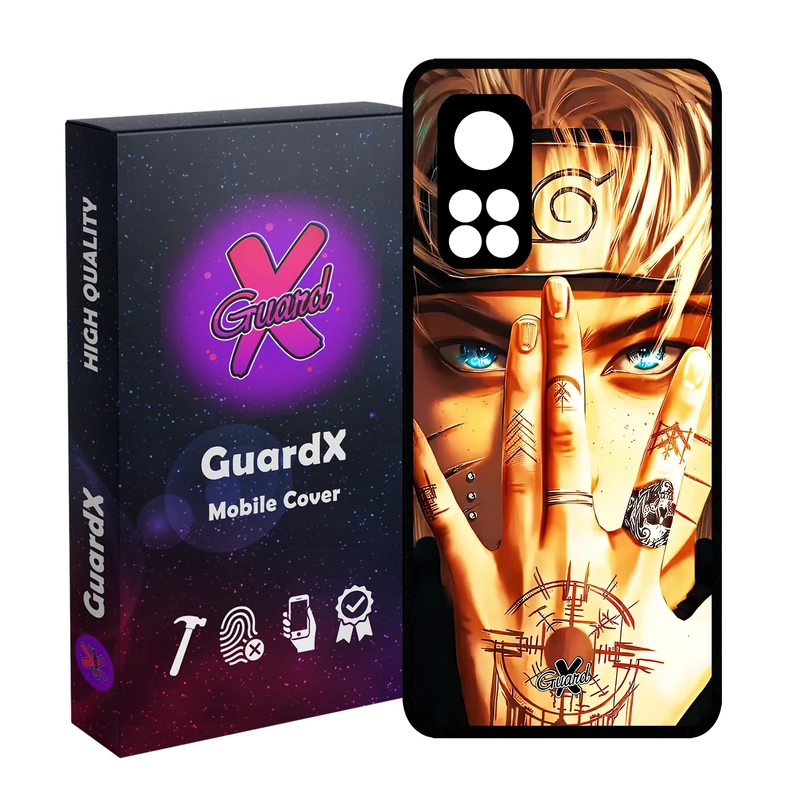 کاور گارد ایکس طرح Naruto Anime مدل Glass10452 مناسب برای گوشی موبایل شیائومی Mi 10T / Mi 10T Pro