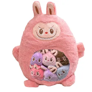 عروسک مدل لبوبو بچه دار کد JIM110 ارتفاع 50 سانتی‌متر