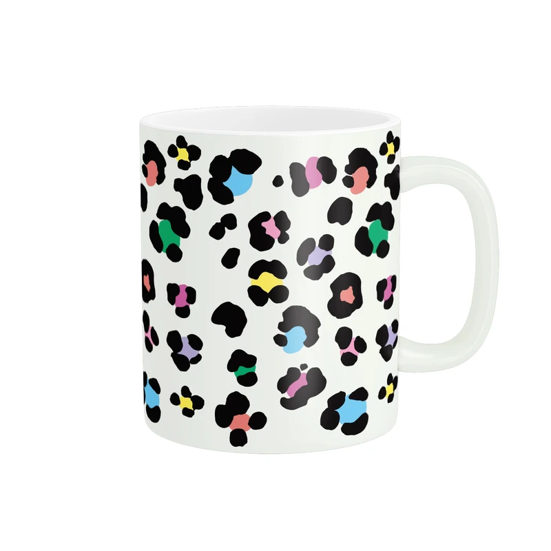 ماگ پادآفرین مدل فانتزی طرح پلنگی کد PM193