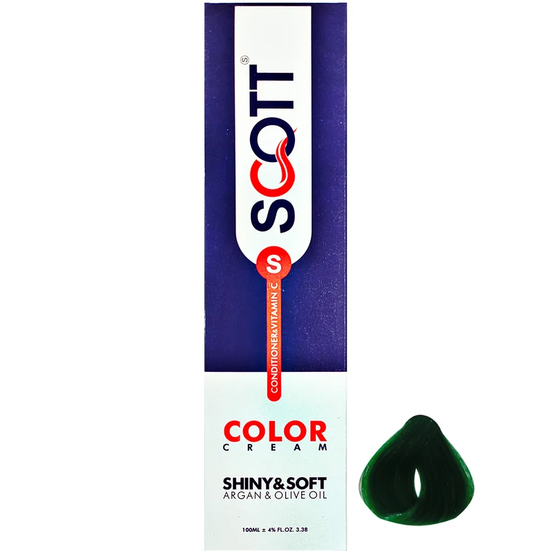 واریاسیون مو اسکاتس سری Variations شماره E17 حجم 100 میلی لیتر رنگ سبز ضد قرمزی