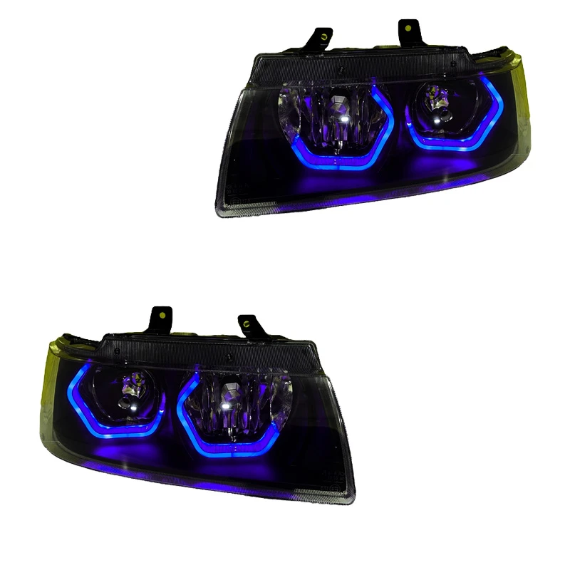 چراغ جلو خودرو گروه پژوهش صنعت مدرن مدل 3D-I8-B-Purp مناسب برای سمند بسته دو عددی