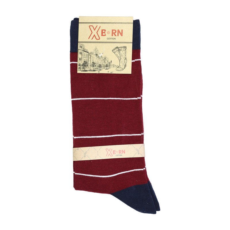 جوراب مردانه ایکس بورن طرح راه راه کد R115007