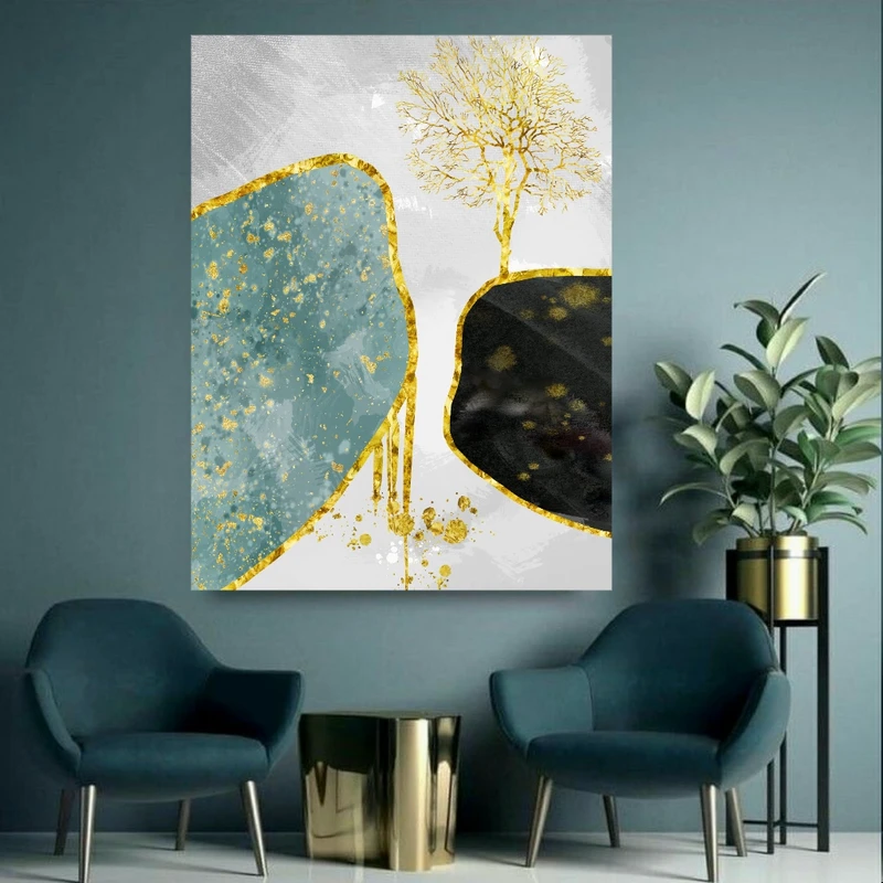 پوستر طرح تک درخت مدل مدرن کد BR229