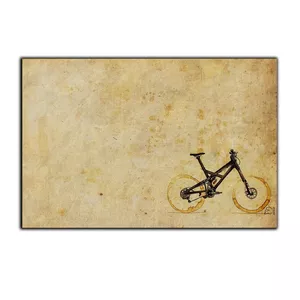 تابلو شاسی بکلیت طرح کارت پستال و نقاشی مینیمال دوچرخه مدل SH-S3881