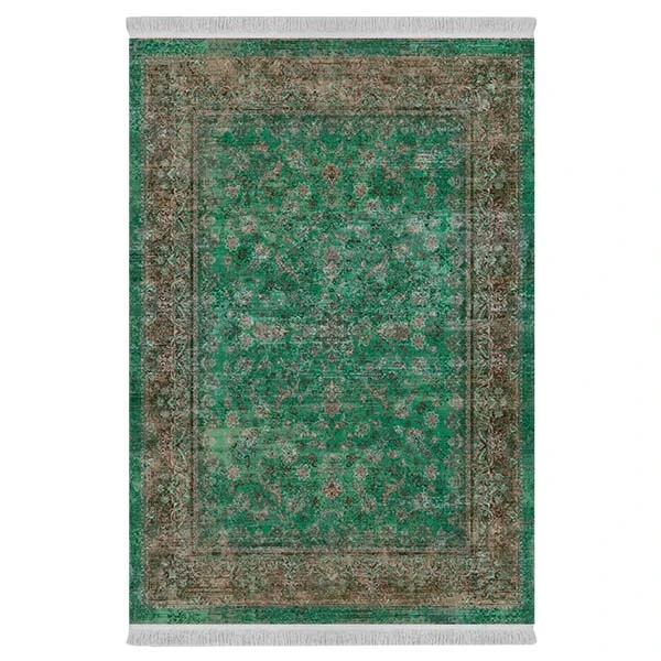 فرش پارچه‌ای دفه مدل فرشینه طرح مدرن کد 436