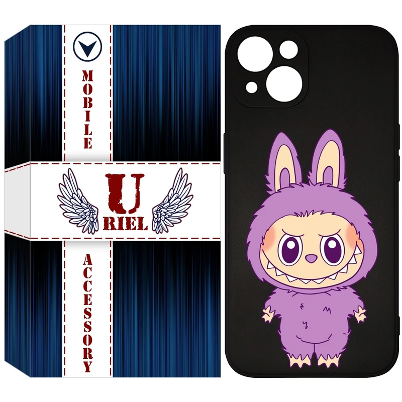 کاور یوریل قاب مدل KSH کد 150 طرح عروسک لبوبو مناسب برای گوشی موبایل اپل iPhone 13