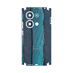MAHOOT Turquoise feathers-FullSkin Cover Sticker for Xiaomi Redmi Note 13 Pro 4G