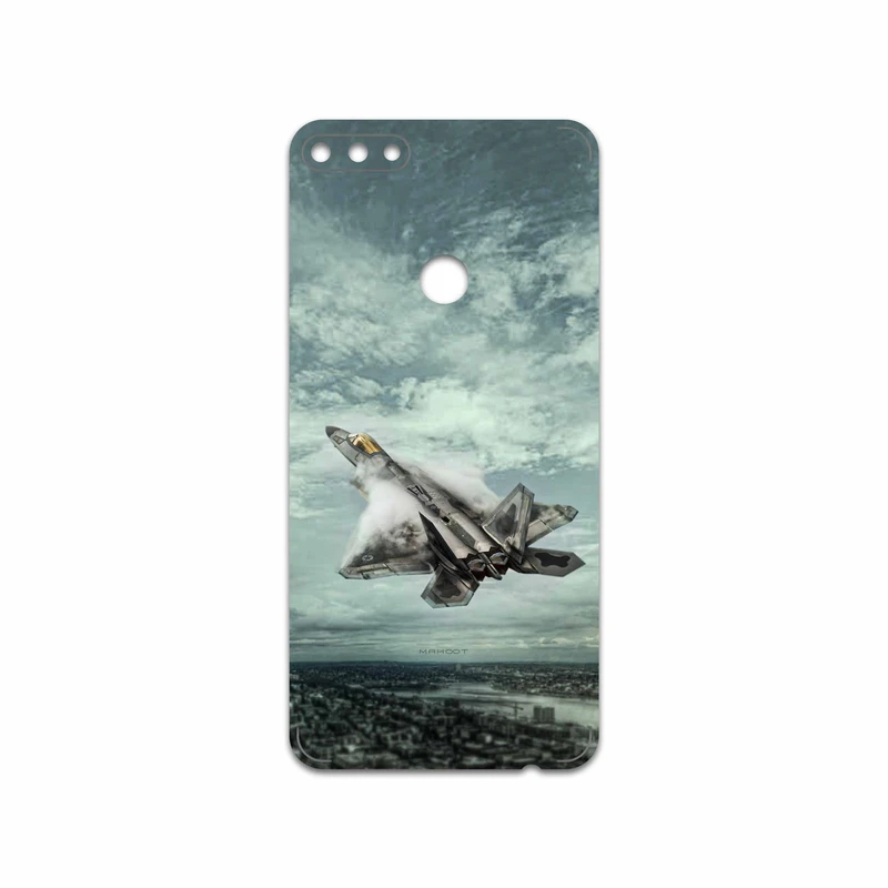 برچسب پوششی ماهوت مدل F-22 Raptor مناسب برای گوشی موبایل هوآوی Y7 Prime 2018