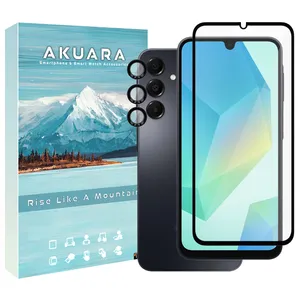 Akuara Full-ring Screen Protector For Samsung Galaxy A15 with lens protector